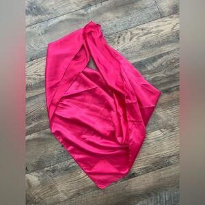 Western gold hot pink wild rag